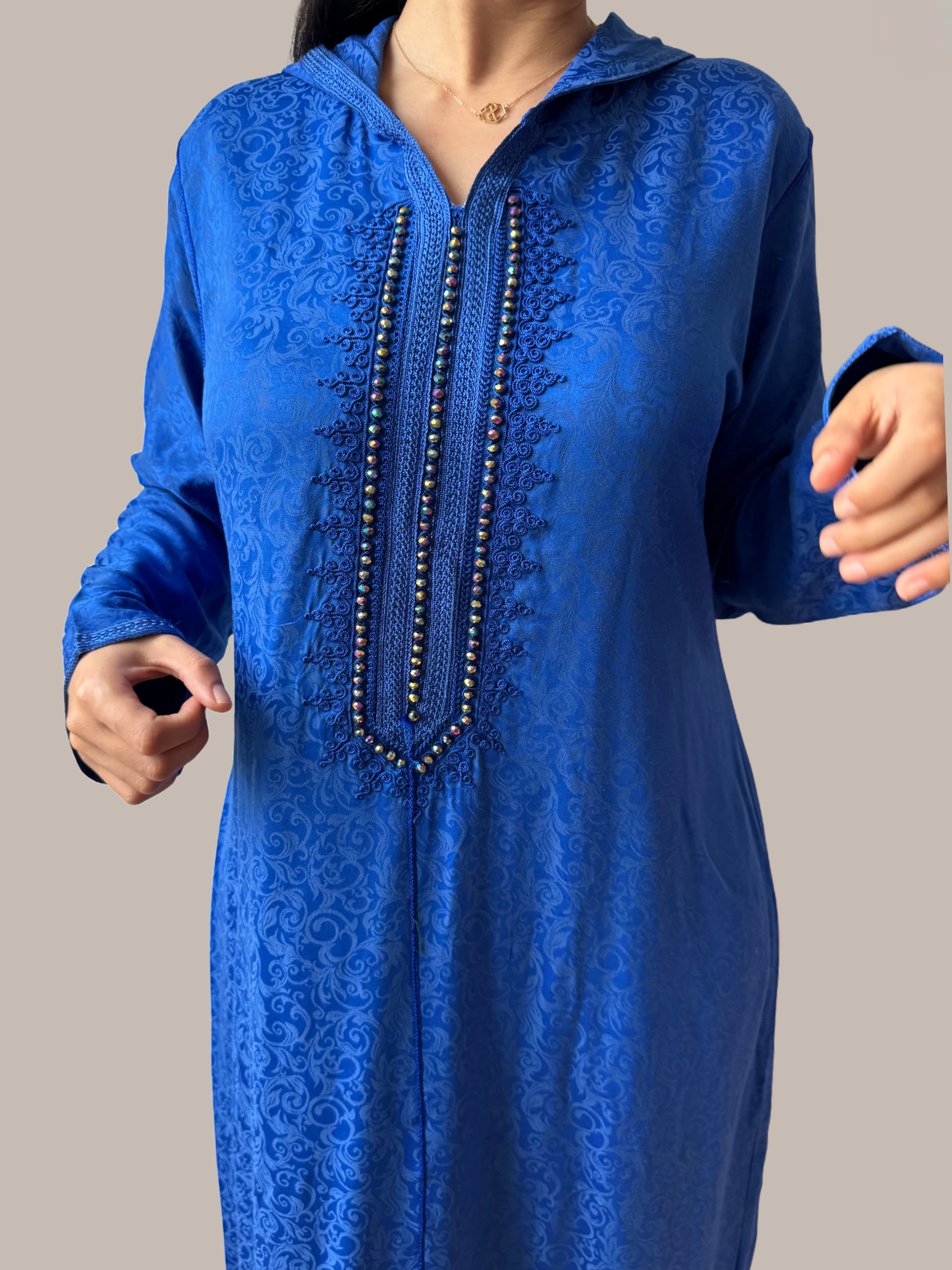 Jellaba bleu