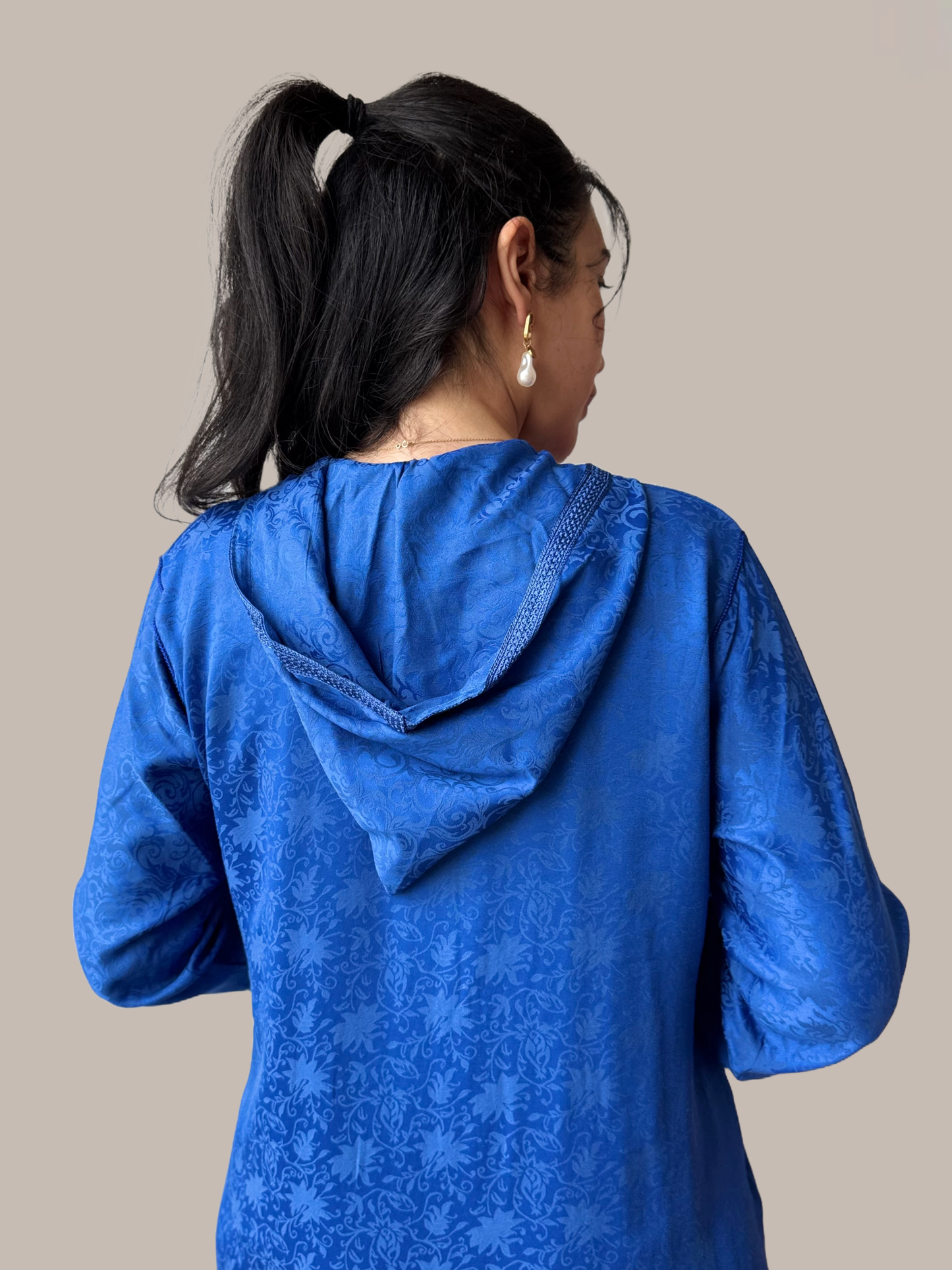 Jellaba bleu