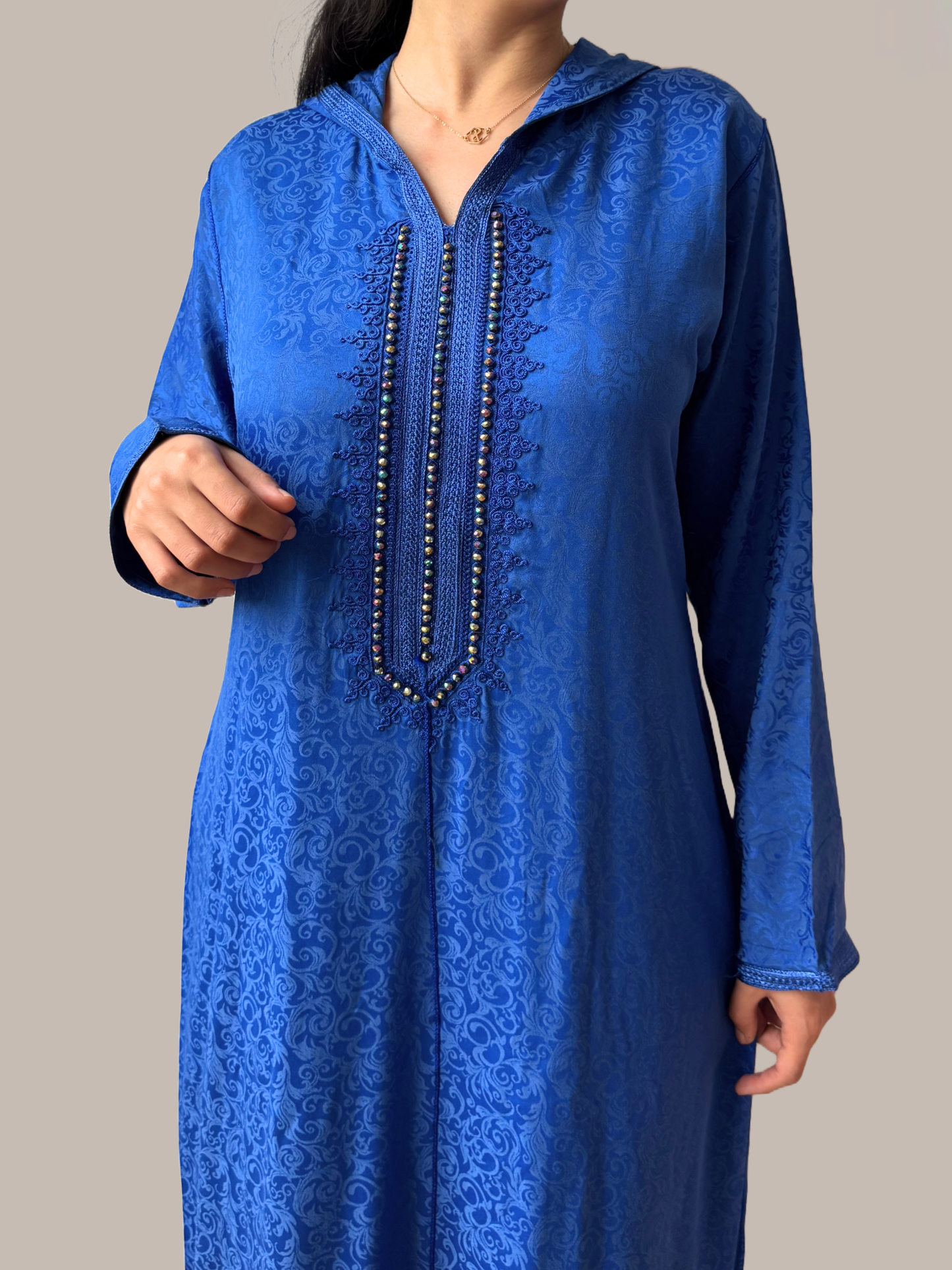 Jellaba bleu