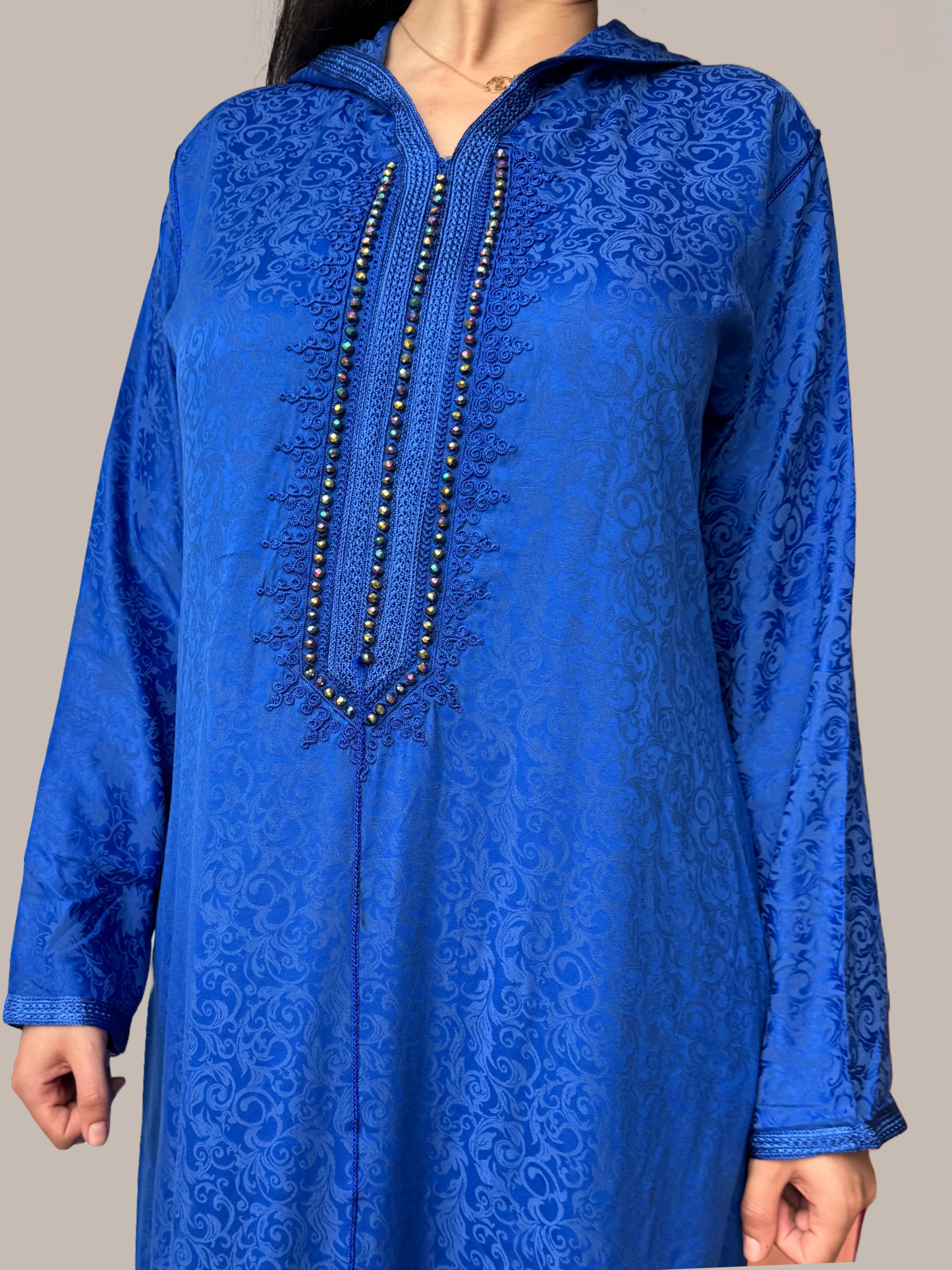 Jellaba bleu