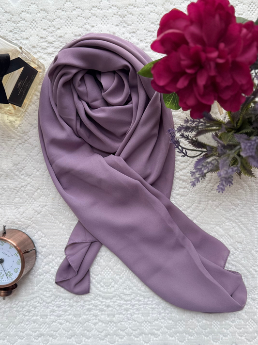 Foulard en crêpe - Lilas