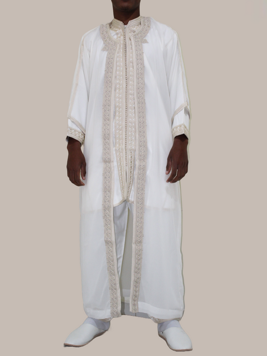 Jabador suhayl blanc/beige