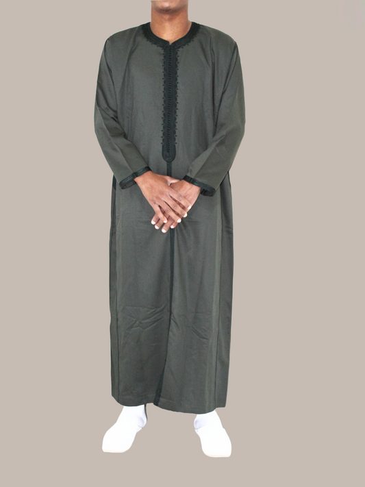 Caftan vert olive