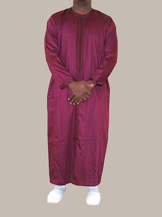Caftan bordeaux