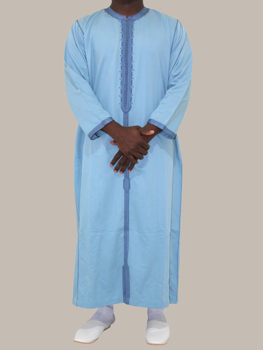 Caftan bleu ciel